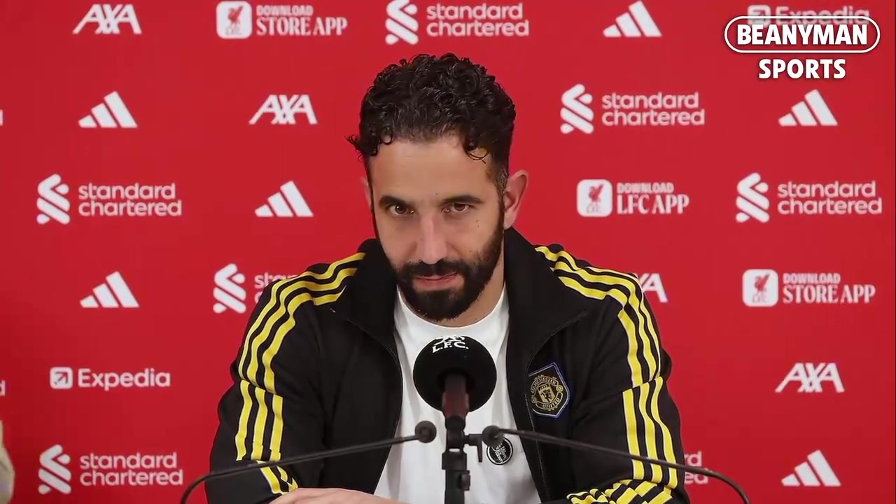 阿莫林赛后你们说着我