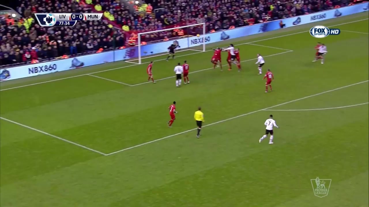 2016年鲁尼绝杀利物浦